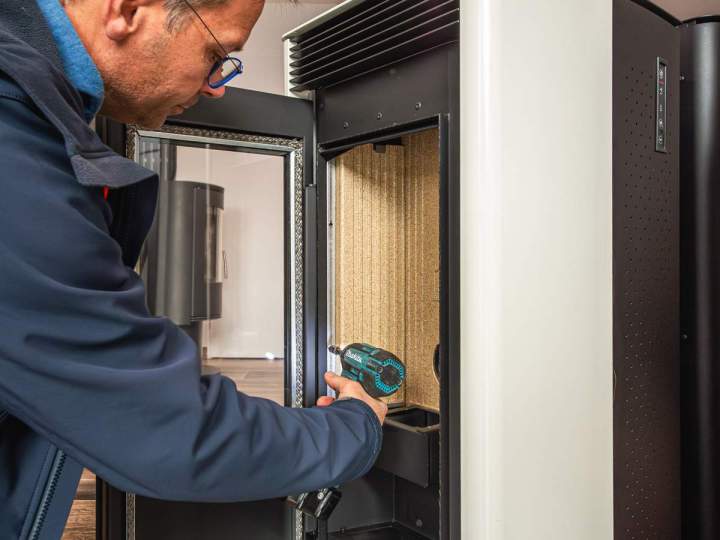 Installation poêle à bois /granulés